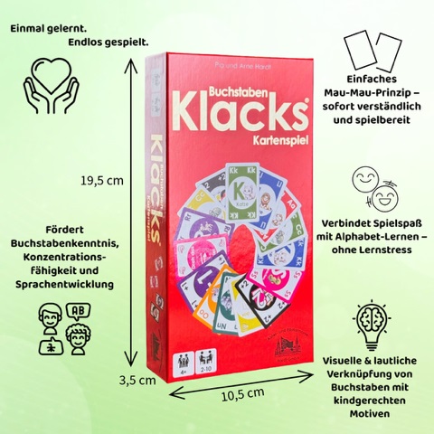 Buchstaben Klacks - Das ABC-Mau-Mau für Kinder