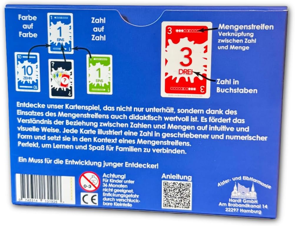 Zahlen Klacks, Lern-Kartenspiel