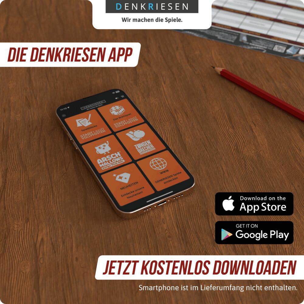 Stadt Land Vollpfosten 'Licht aus, Film ab' Spielblock