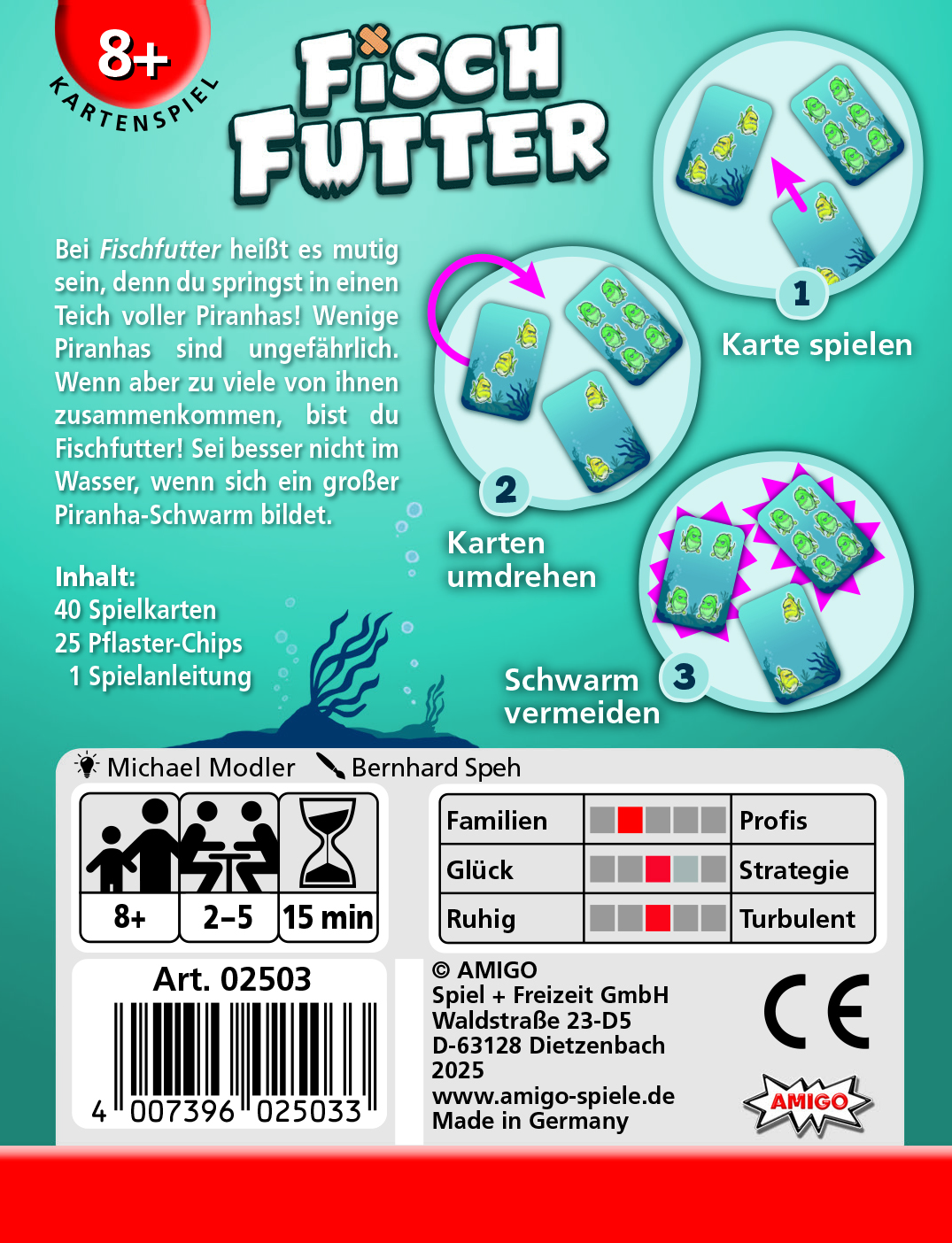 AMIGO Fischfutter - Kartenspiel