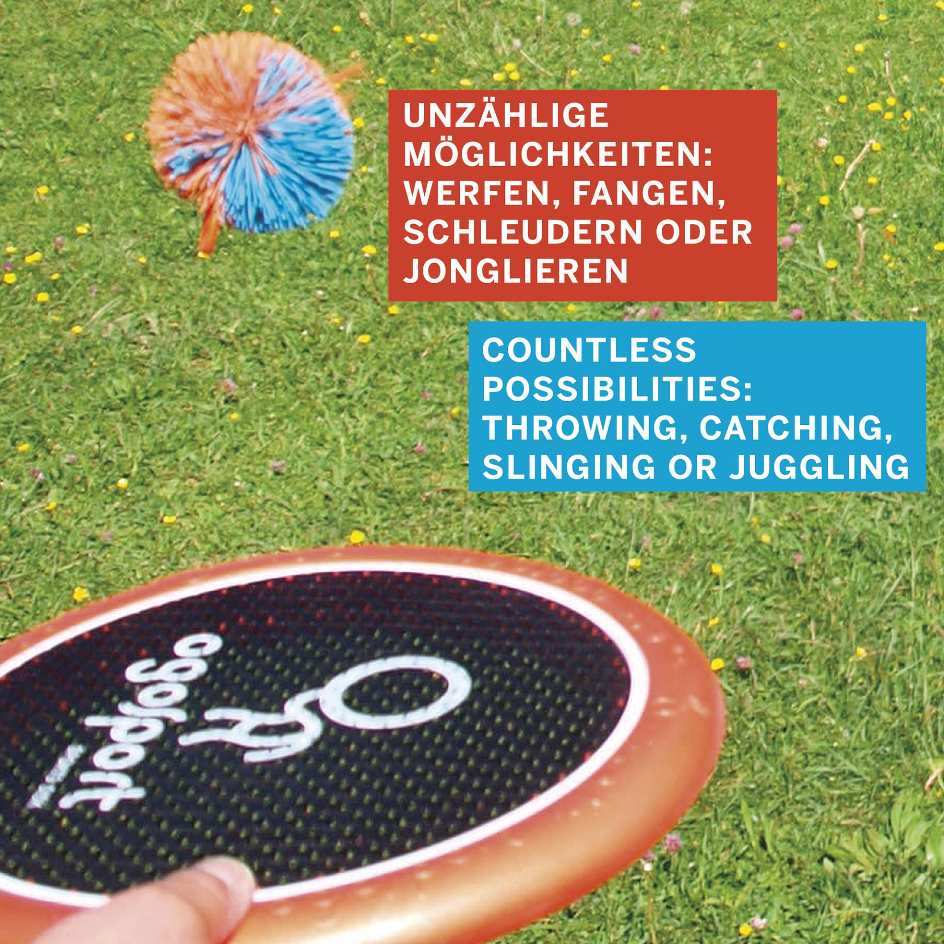 Ogo Sport® Set 3-teilig, orange-blau