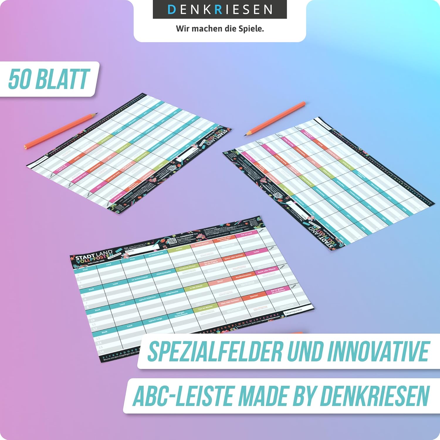 Stadt Land Vollpfosten 'Jeder Punkt zählt' Junior Edition