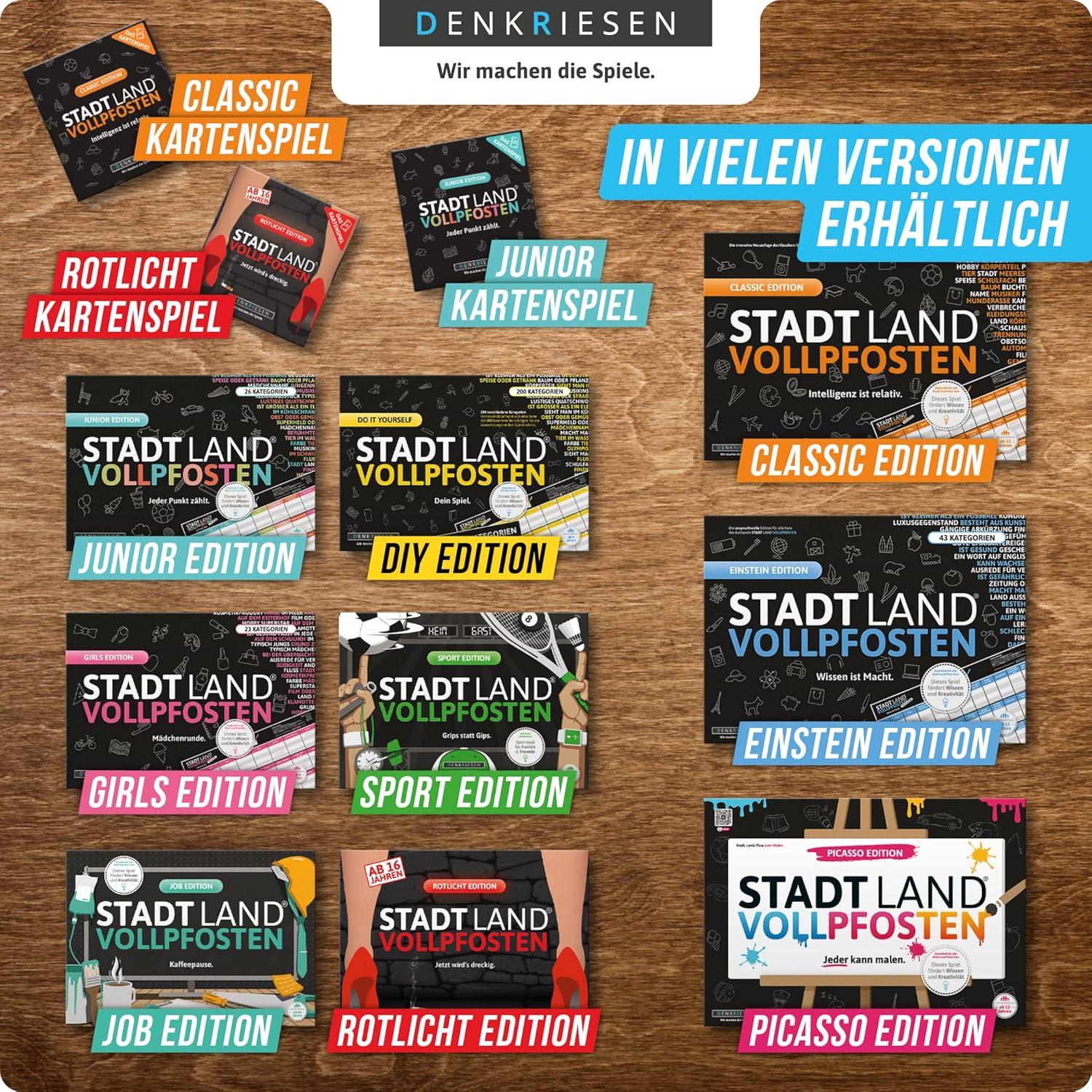 Stadt Land Vollpfosten 'Jeder Punkt zählt' Junior Edition