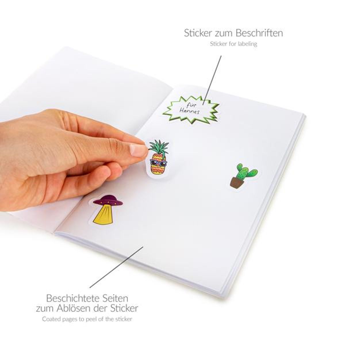 Sticker-Sammelalbum inkl. 40 Stickern