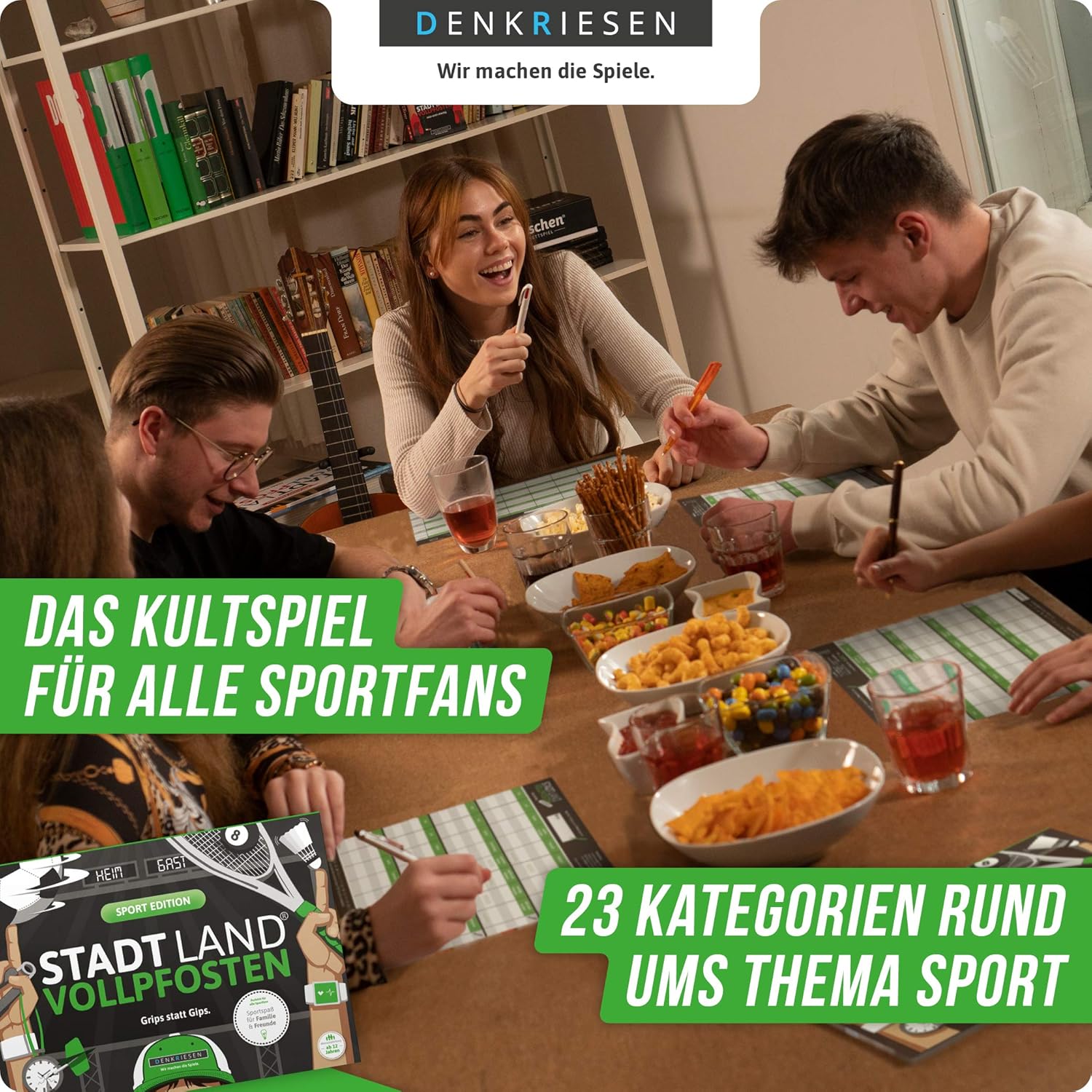Stadt Land Vollpfosten 'Heimspiel' Fußball Edition Spielbloc