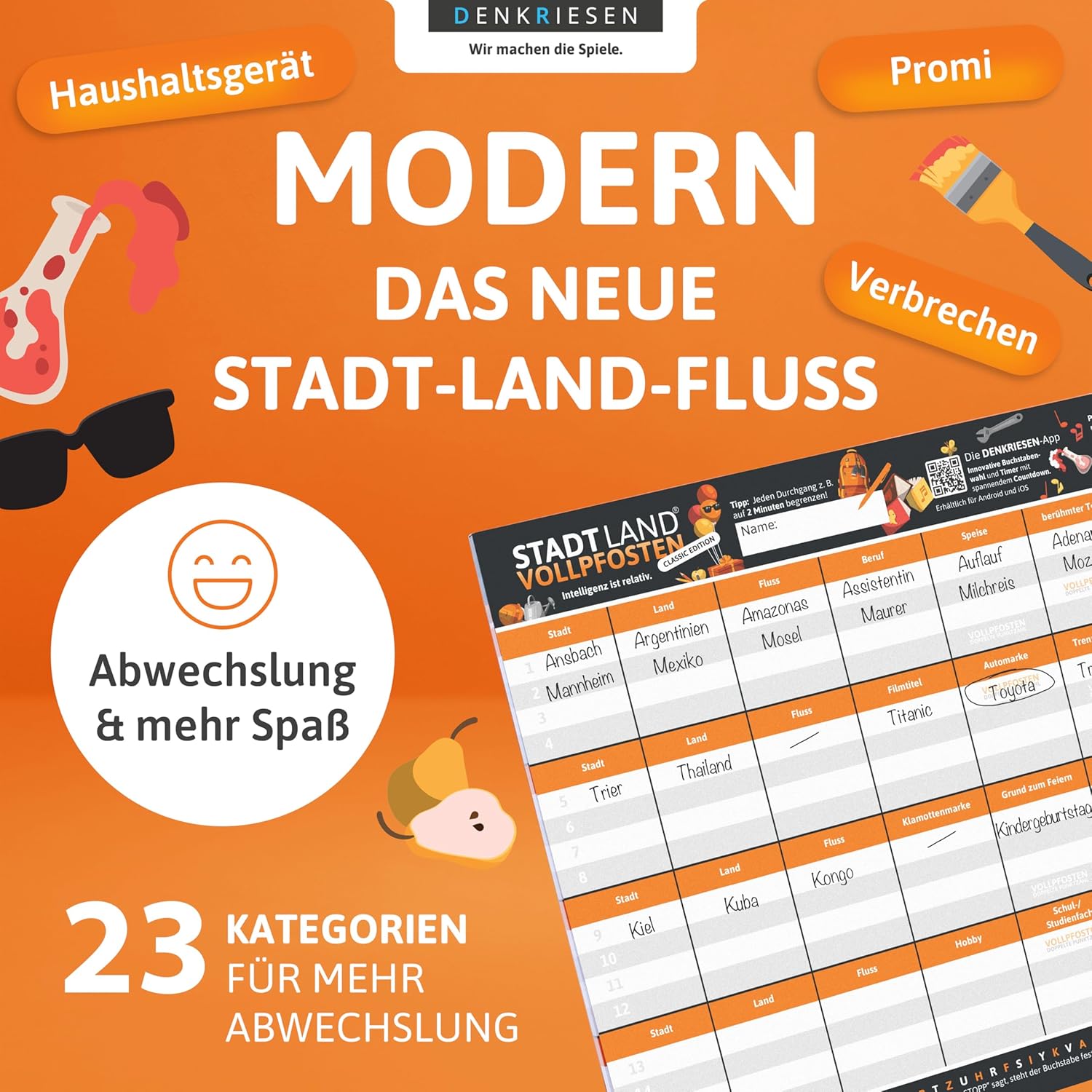 Stadt Land Vollpfosten CLASSIC EDITION