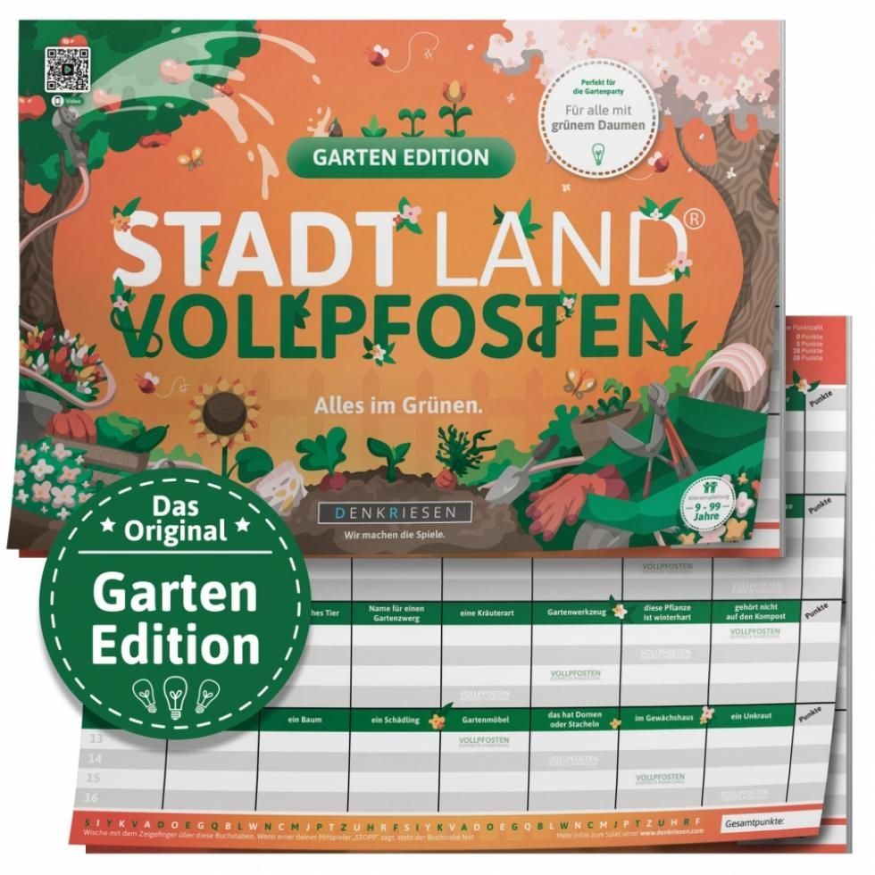 Stadt Land Vollpfosten 'Alles im Grünen' Garten Edition