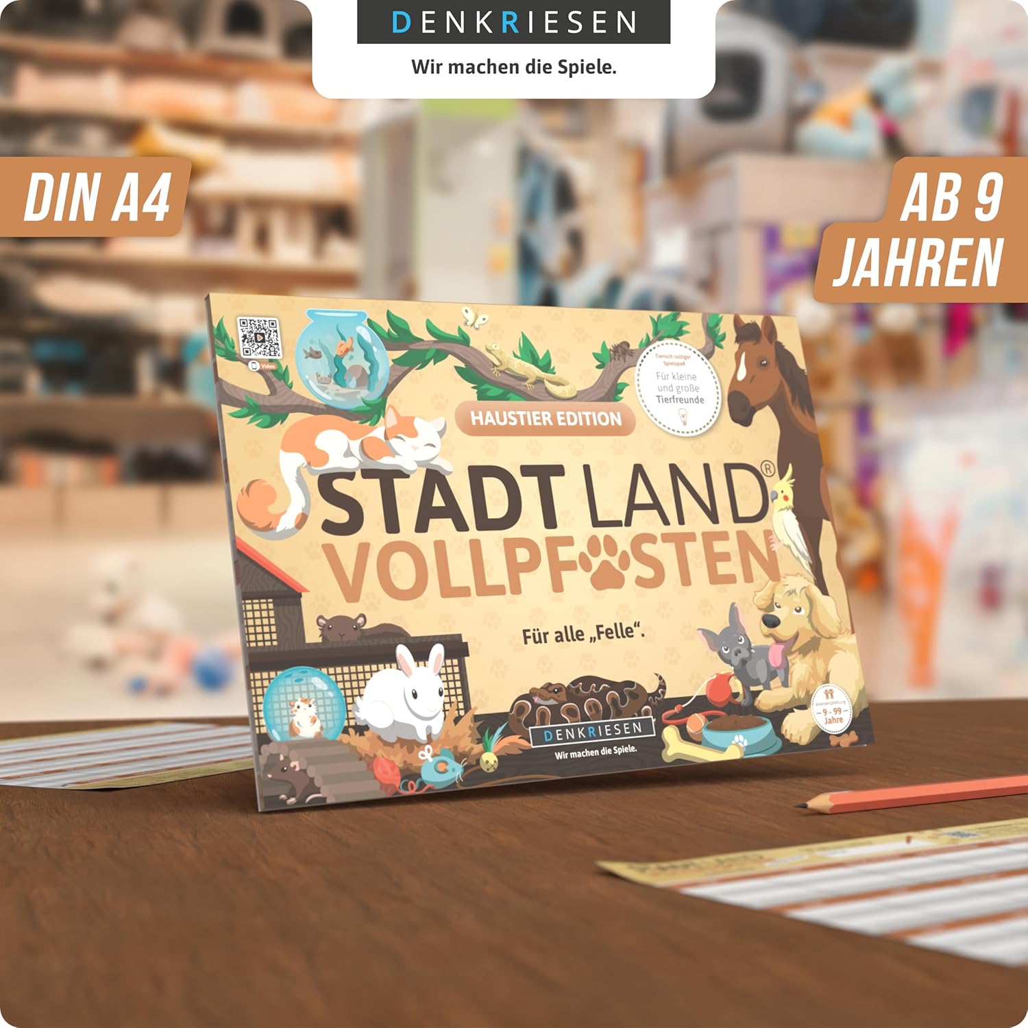 Stadt Land Vollpfosten 'Für alle Felle' Haustier Edition