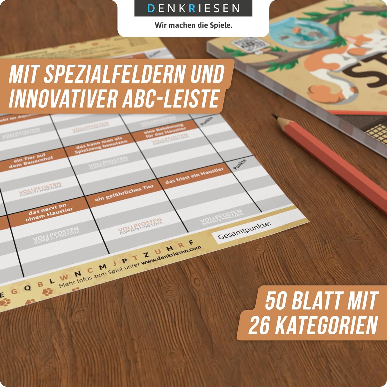 Stadt Land Vollpfosten 'Für alle Felle' Haustier Edition