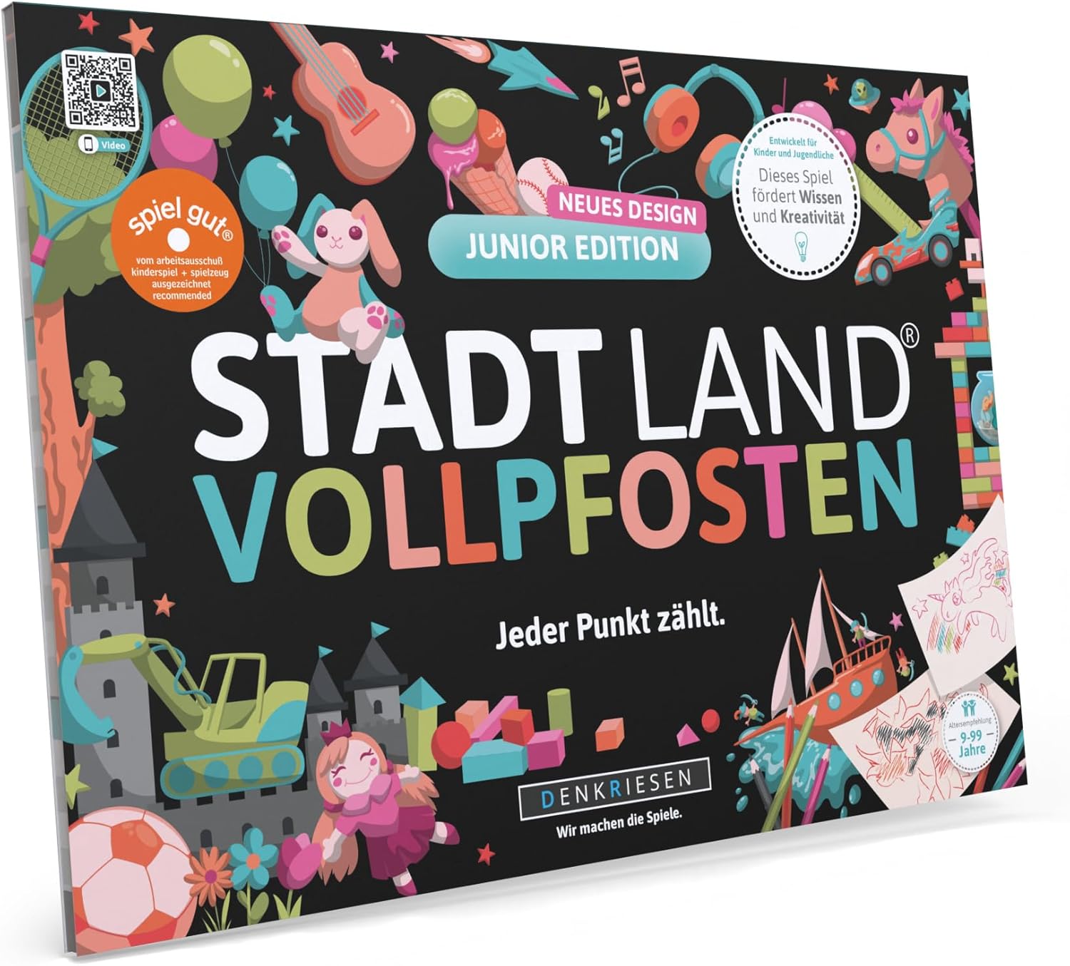 Stadt Land Vollpfosten 'Jeder Punkt zählt' Junior Edition