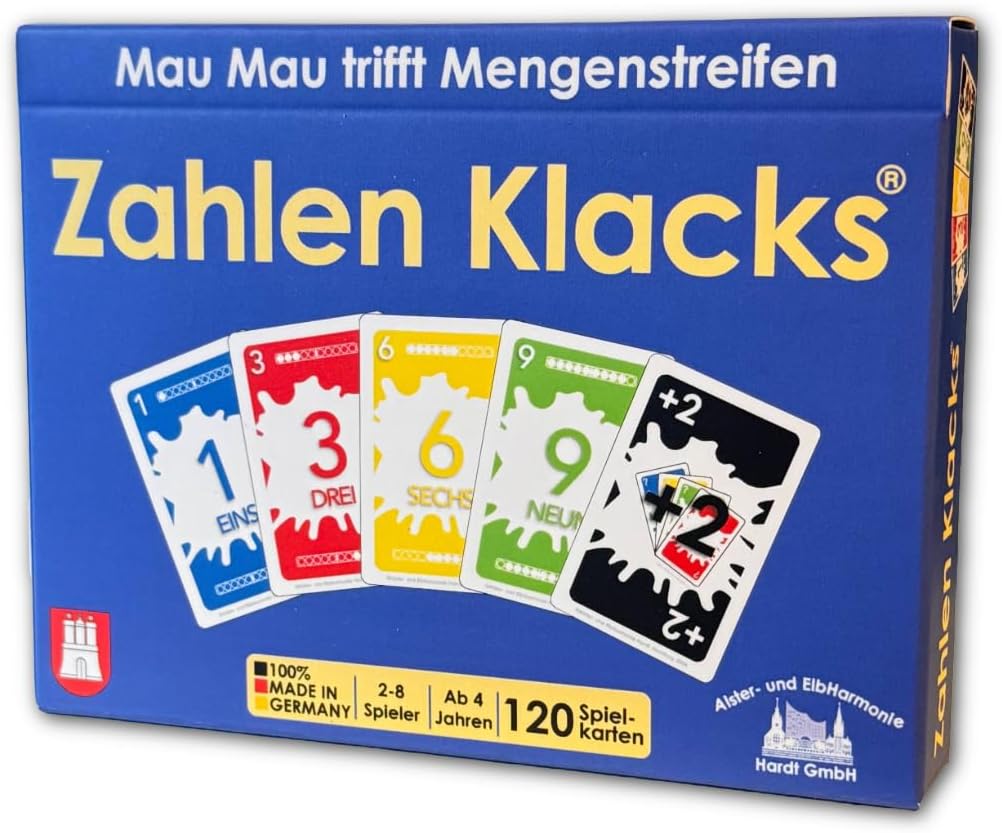 Zahlen Klacks, Lern-Kartenspiel