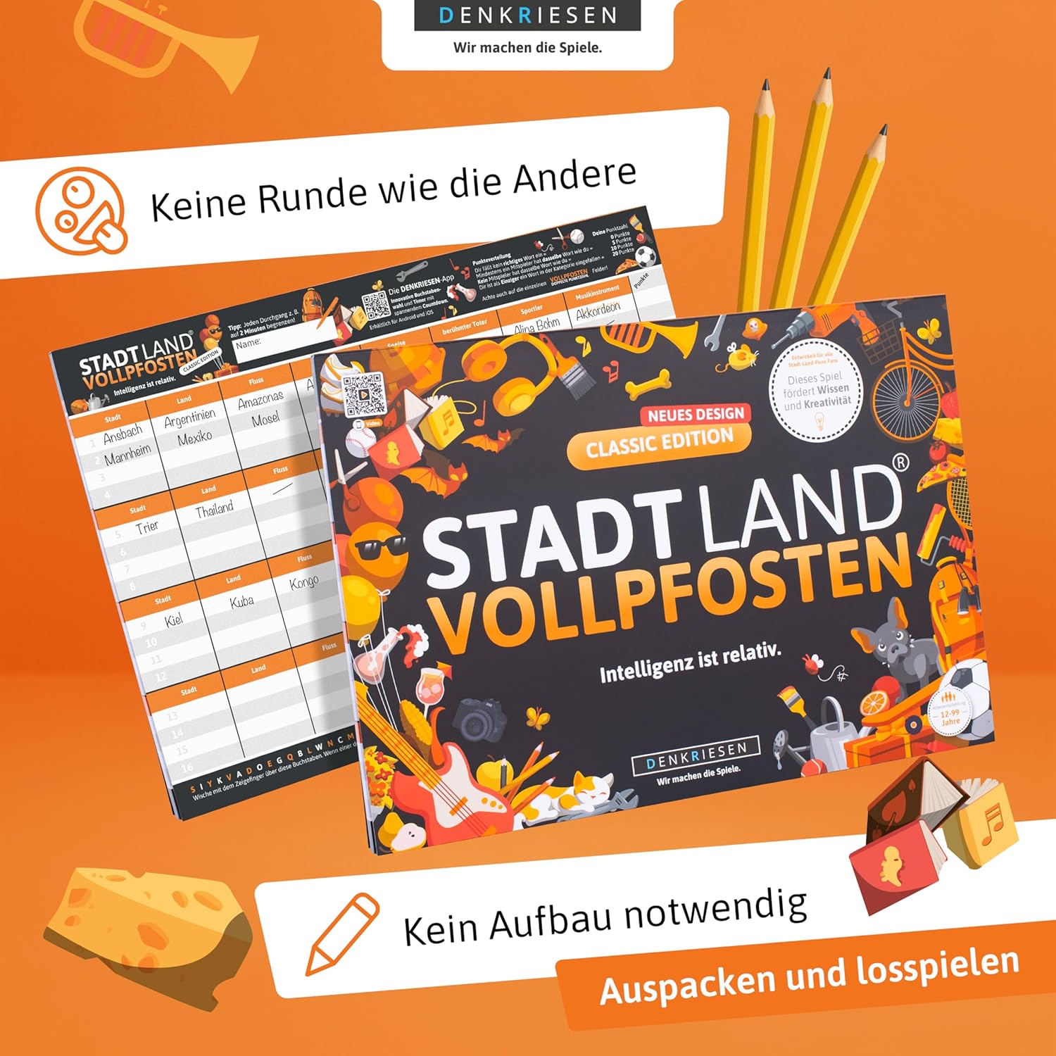 Stadt Land Vollpfosten CLASSIC EDITION
