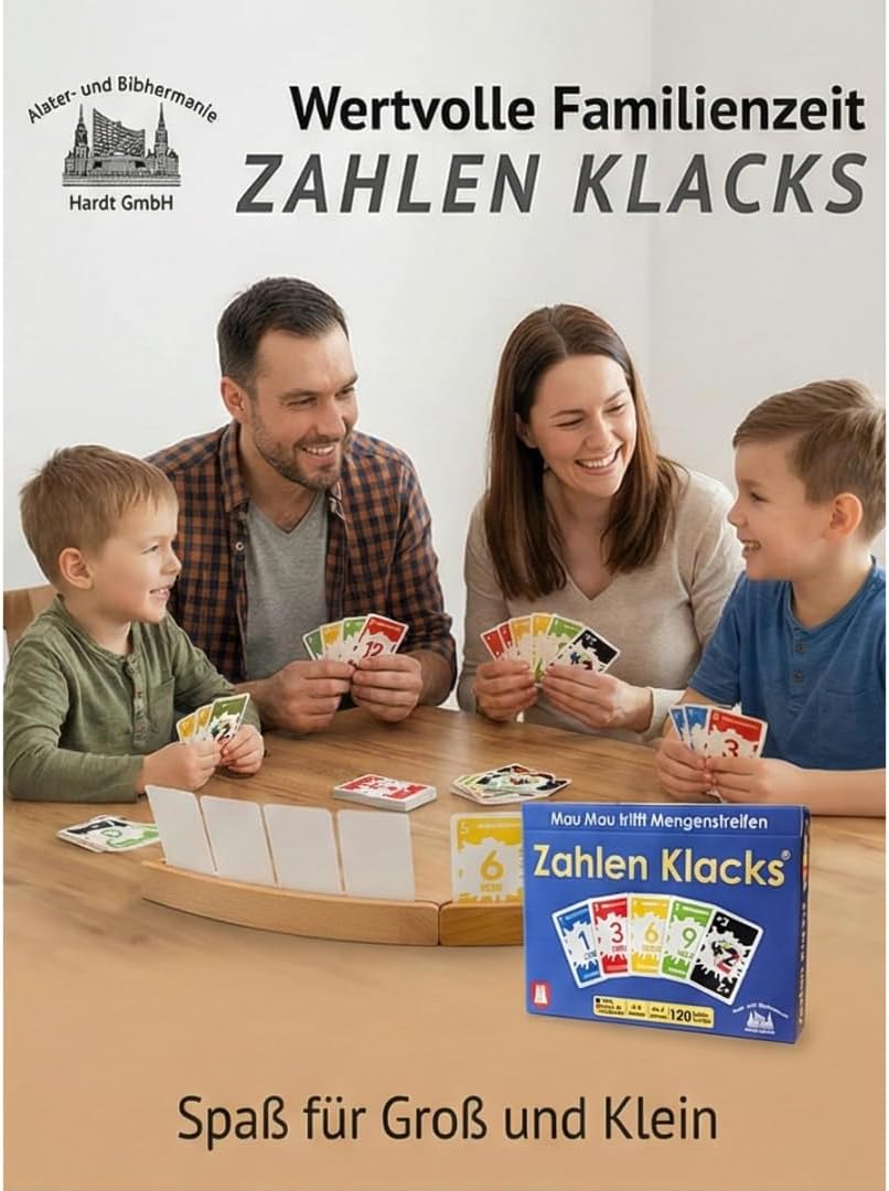 Zahlen Klacks, Lern-Kartenspiel