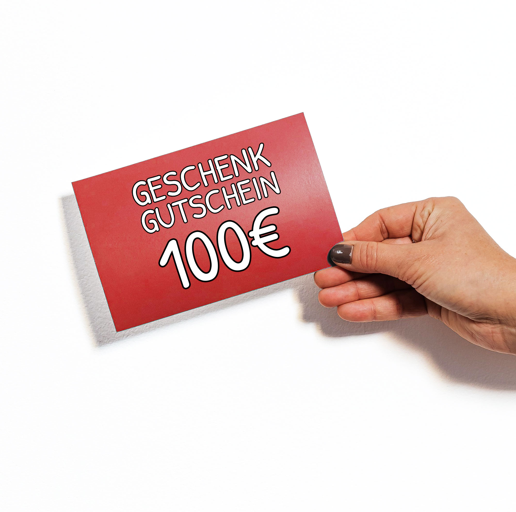 Gutschein Laden 100 €