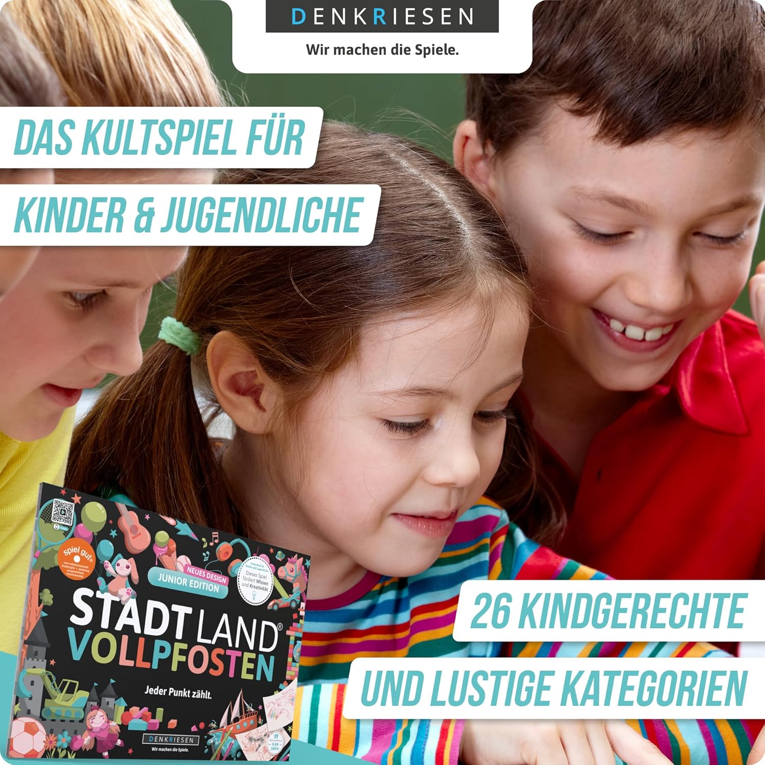 Stadt Land Vollpfosten 'Jeder Punkt zählt' Junior Edition