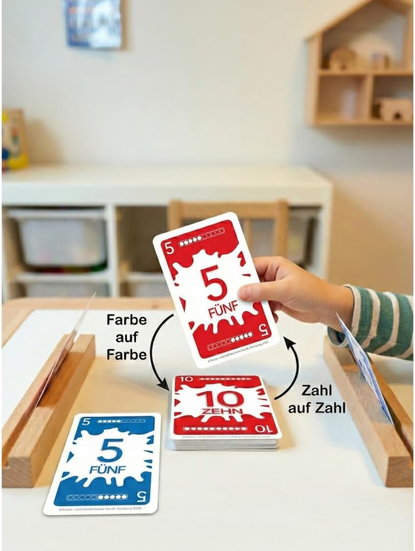 Zahlen Klacks, Lern-Kartenspiel