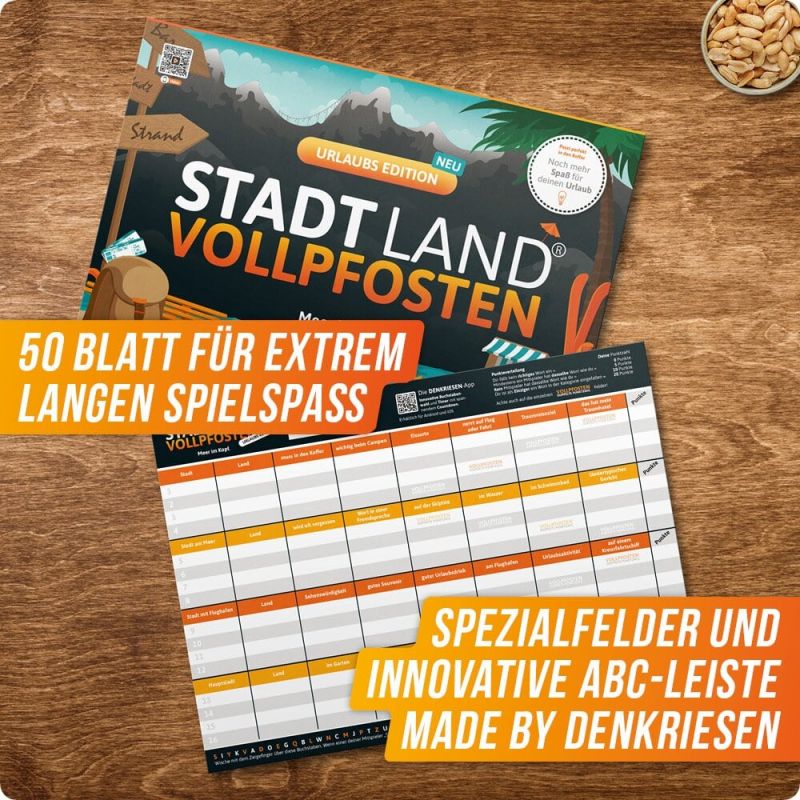Stadt Land Vollpfosten 'Meer im Kopf' Urlaubs Edition