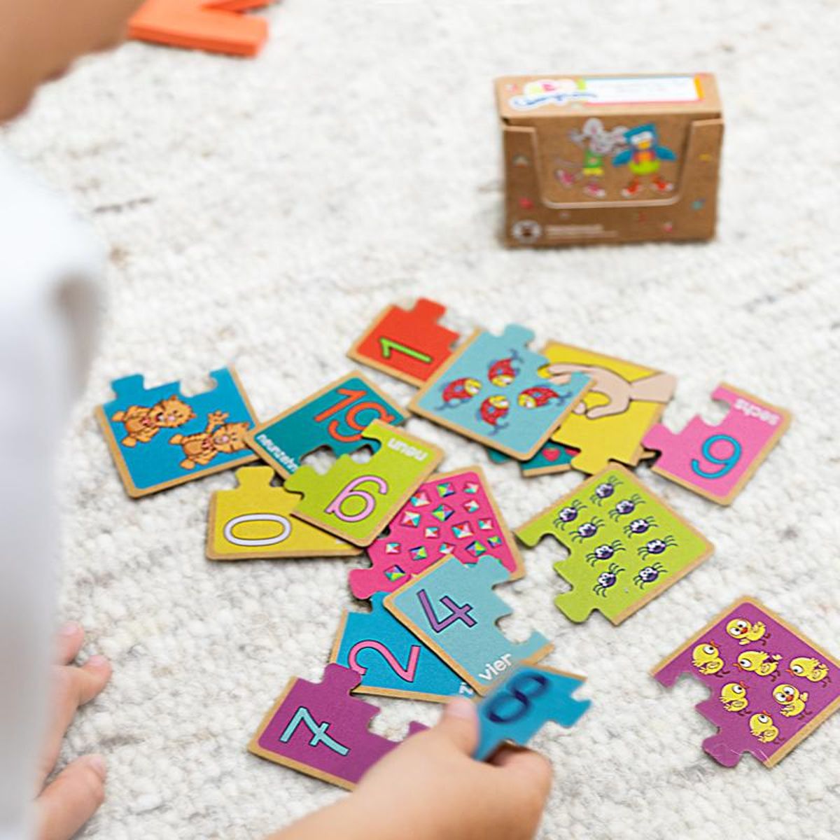 ABC CHAMPIONS Zahlen-Lernspielkarten-Set 42-teilig
