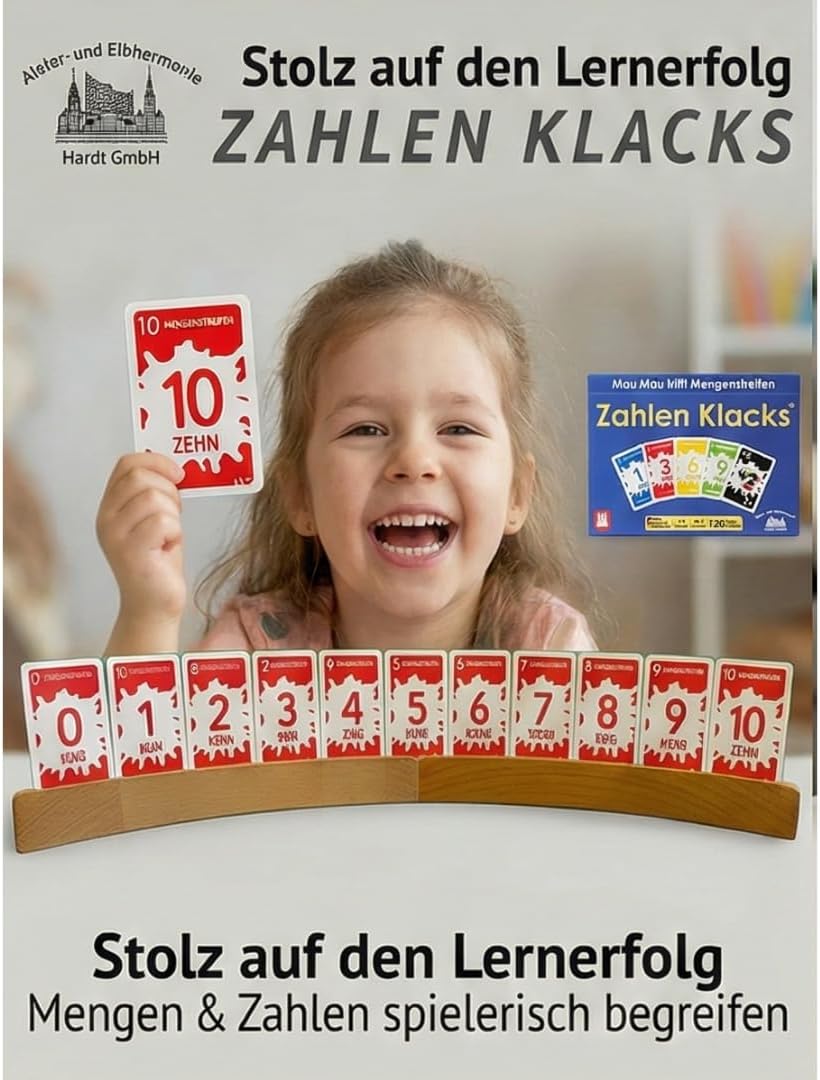 Zahlen Klacks, Lern-Kartenspiel