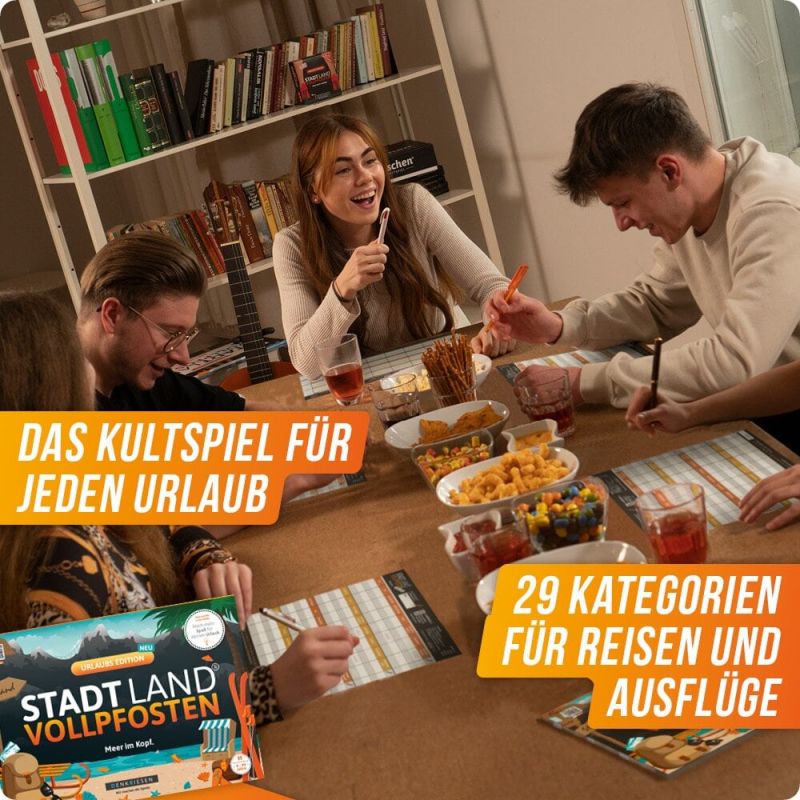 Stadt Land Vollpfosten 'Meer im Kopf' Urlaubs Edition