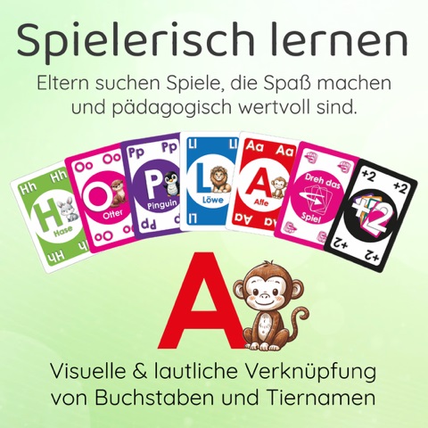 Buchstaben Klacks - Das ABC-Mau-Mau für Kinder