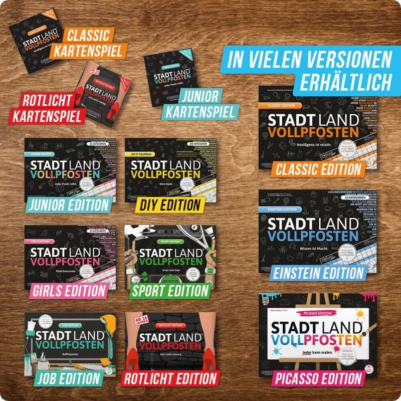 Stadt Land Vollpfosten 'Meer im Kopf' Urlaubs Edition