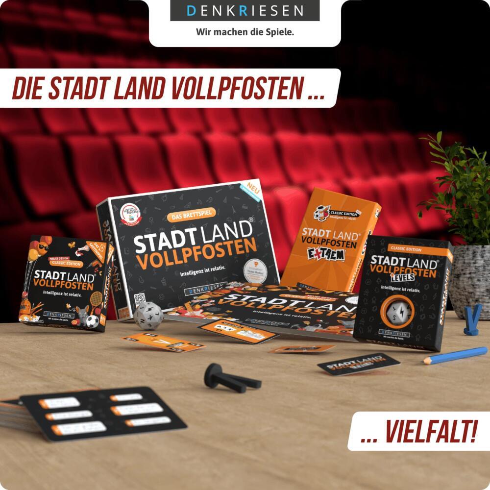 Stadt Land Vollpfosten 'Licht aus, Film ab' Spielblock